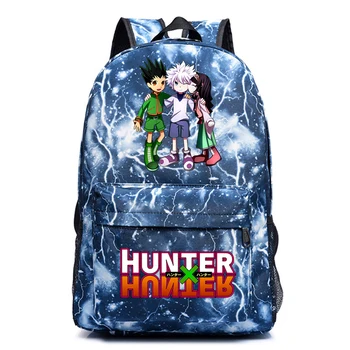 Anime Hunter Hunter Packsack Študent Potovanja Nahrbtnik Priložnostne Tkanine Unisex Mochila Teenger Šolsko Visoke Kakovosti Laptop Torba