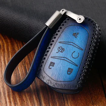 Avto Smart Remote Key Fob Primeru Zajema Zaščitnik Lupini brez ključa Vnesite Ključ Za Cadillac CT6 ATS CTS-V CTS XTS XT5 ELR SRX Escalade