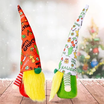 2Pcs Božič Gnome Vesel Božič Santa Gnome Plišastih Lutka Za Božič Božič Stranka Namizni Dekor