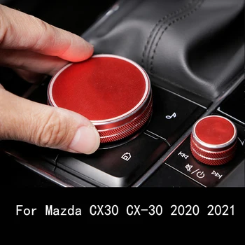 Avto Večpredstavnostna Centralni Nadzor klimatska Naprava Gumb Obroč zaščitni Pokrov Okrasni Pokrov za Mazda CX30 CX-30 2020 2021