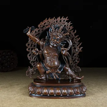 ATLIE Bron Medenina Vajrapani Bodhisattva Kip Figur Budizem Kiparstvo Art Collection Doma Dekor