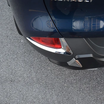 ABS Chrome Zadnje Luči za Meglo Pokrov, Okvir Rep Odbijača Meglo Lučka za Kritje Nalepke Za vozila Renault Kadjar 2016 2017 2018