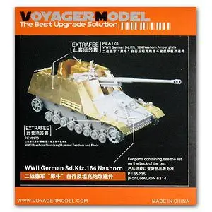 KNL HOBI Voyager Model PE35235 Sd.Kfz.164 nosoroga self-anti-tank gun nadgradnjo kovin, jedkanje deli