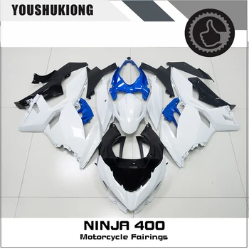 Za Ninja400 Ninja 400 2018-2020 18 19 20 Karoserija Fairings Ninja400 Fairings Kit ABS Bela modra