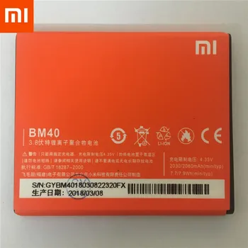 Backup novo BM40 Baterije 2030mAh za Xiaomi Mi Redmi 1 1S Baterijo, ki je Na zalogi, S številko za Sledenje