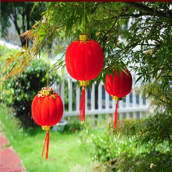 2 Kos/Paket Majhne Rdeče Tradicionalni Kitajski Luči, Mini Postavitev Luč za Festival/ Poroka/ Oseb Hotel Festival Odlikovanja