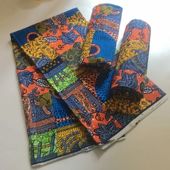 2022 Nove Vroče Prodaje Afriške Vosek Tkanine, Bombažno Materiala Nigerijski Ankara Skupinskih Fotografij Batik Nizozemski Visoke Kakovosti Šivanje Krpo