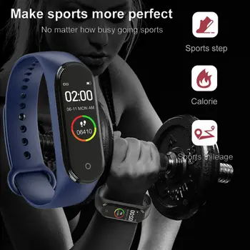 Pametna Zapestnica Moški Ženske Priročna Fitnes Tracker Sport Manšeta Srčnega Utripa, Krvnega Tlaka Življenje Nepremočljiva Smartwatch