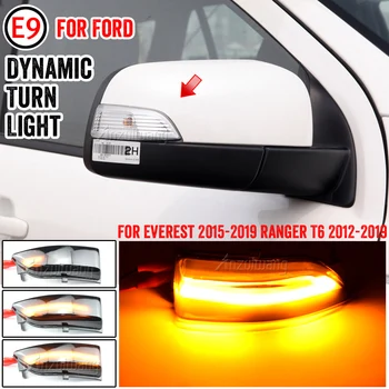 Za Ford Ranger T6 2012-2019 Raptor Everest LED Dinamični Vključite Opozorilne Luči Zaporedne Strani Ogledalo Kazalnik Blinker Parkiranje Lučka