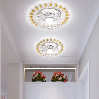 Sodobna kristalni lestenec koridor lestenec, spalnico, kuhinjo, balkon, dnevna soba, razsvetljava LED strop stropna svetilka
