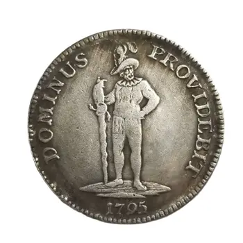 Švica 1795 leto Silver Plated Kovancev Doma Dekor Kovanec za Srečo Čarobno Zbirateljskih Kovancev Božična Darila#1982