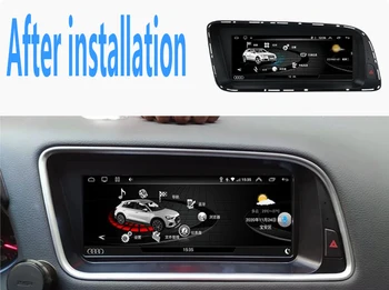 Z 8,8-Palčni Android 12.0 Sistem Carplay Auto Stereo GPS Navigacijo Video Za Audi Q5 2009 - 2017 4G Lte Zaslon IPS Volan