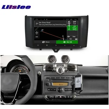 Avto Android Za Smart Fortwo 2012~Radio Stereo Carplay BT Audio Video Večpredstavnostna Ne CD DVD Predvajalnik, GPS Navigacijski Sistem