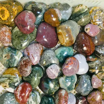 2.2 lb naravnih Morskih jasper quartz v obliki srca kristalno čudež Morskih kamen žogo zdravljenje