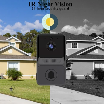 100 Stopnja WIFI Video Interkom Fotoaparat 480P Brezžični Alarm Ir Nočno Vizijo Varnostna Kamera Smart Home Security Zvonec