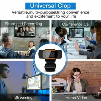 Live Webcam, USB 2.0 PC Spletna Kamera Široki Video Z Mikrofonom z Visoko ločljivostjo Konferenca Fotoaparat Voznik-brezplačno