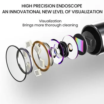 Uho Vosek za odstranjevanje barve 1080P Kamera Brezžična Uho Endoskop Žlico Pick Čiščenje Otoscope