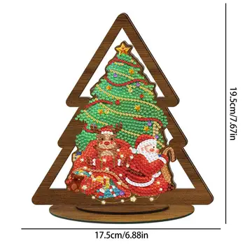 Božič Diamond-Slikarstvo DIY Diamond-Slikarstvo Kompleti Za Otroke 5D Božično Drevo Santa Polni Sveder Diamantni Umetniških Slik Z