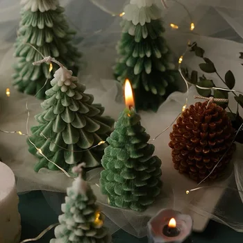 Zq Božično Drevo Božično Roko Darilo Doma Aromaterapija Sveča Foto Rekviziti Vzdušje Dekoracijo Svečo