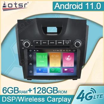 6+128G Android 11.0 Za Chevrolet S10 2016 - 2018 Avto Radio Večpredstavnostna GPS Navi Video Predvajalnik Carplay DVD Vodja Enote RP 2Din