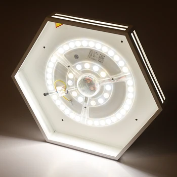Sodobni LED Stropne Luči Ustvarjalne Železa Lampara Techo Ustvarjalno Polje Plafon Akril Strop svetlobna telesa Spalnica Avize
