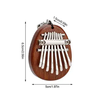 Palec Klavir Prenosni Mini Kalimba Tipkovnico Glasbeni Instrument Za Odrasle, Otroke Začetnike Marimbe Z Vrvica Za Opaljivanje Tega Prst Klavir