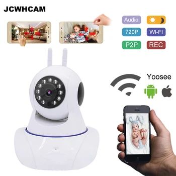 JCWHCAM HD 720P 960P Brezžična IP Kamera Smart CCTV Varnostne Kamere Omrežja P2P Baby Monitor Domov Serveillance Wifi Kamera