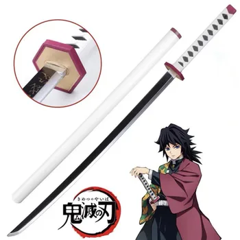 1:1 Meč Orožje Demon Slayer Kimetsu ne Yaiba Kanroji Mitsuri Sowrd Cosplay Anime Ninja Nož PU Prop Model Darilo 104 cm