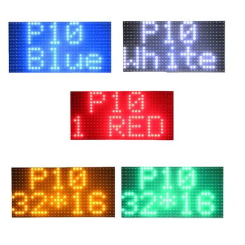 P10 Pol-zunanji Rdeča/Zelena/Rumena/Bela/Modra Barva LED Zaslon 320 mm x 160 mm 32x16 Pik, LED Zaslon Modul