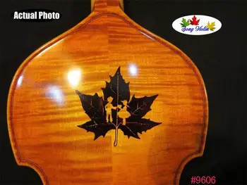 Baročni slog PESEM blagovne Znamke Maestro inlayed maple leaf 5 strune za violino 4/4 #9606