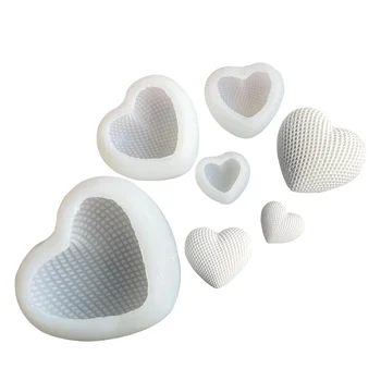 3D Srca v Obliki Silikonsko Plesni Torta Dekor Čokoladni Mousse Orodja Za Peko Peciva Kuhinja Peko Pribor Posoda Za Kuhinjo