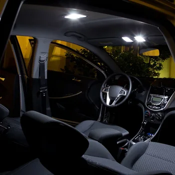 Bela Canbus Napak LED Žarnice Notranje zadeve Branje Dome registrske Tablice Luči Komplet Za Mazda 5 6 2003 2004 2005-2016 2017 2018 2019