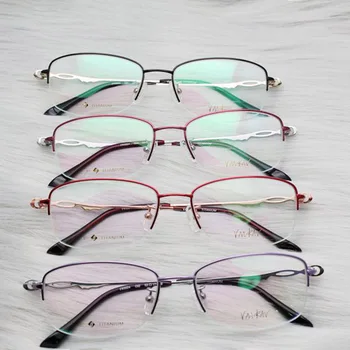 Okrasnih Titana Očala Okvir Modni Oblikovalec Ledeni Iz Ženske Okvirji Izpolnite Recept Eye Glasses Moški Dodatki