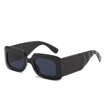TEENYOUN Luksuzne blagovne Znamke Oblikovalec Kvadratnih Za Ženske, Moške Pravokotnik Val Templjev Oculos Gafas De Sol Mujer sončna Očala sončna Očala