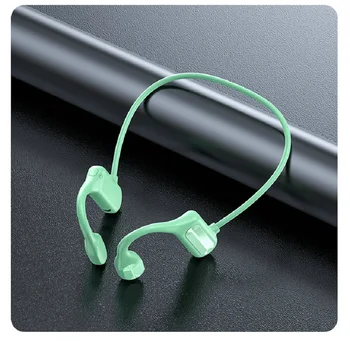 Kostno Prevodnost Bluetooth Slušalke IPX 5 Nepremočljiva Športne Slušalke Ear Kavljem Hands-free Brezžične Slušalke Z Mikrofon Za Telefon, RAČUNALNIK
