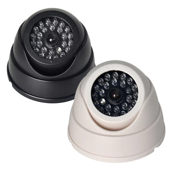 Smart Notranja Zunanja Lutke nadzorna Kamera Ponaredek CCTV Varnostne Kamere Doma Dome Nepremočljiva Z Utripajoča Rdeča LED Luči