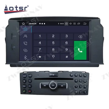 Aostr Android Avto Radio Za Mercedes Benz C Razred C180/C200/C230 W204 Z Avtomobilom Multimedijski Predvajalnik Samodejno Stereo GPS BT Vodja Enote