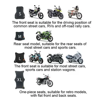 Motorno Kolo Sedeža-Poletje Motocikel Dihanje Kul Sunproof Sedežne Blazine Kritje Toplotna Izolacija-