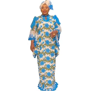 Vzoren Načrt Afriške Obleke Za Ženske Zimske Jeseni Afriki Oblačila Nigerija Muslimanskih Dolgo Obleko Maxi Visoke Kakovosti Ne Šal