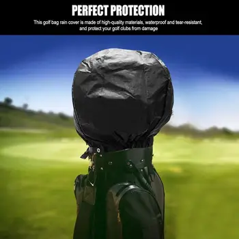 Golf Black Nepremočljiva Golf Vrečko Dež Kapuco, Črna Golf Klub Glavo Zajema Gonilnik Za Golf Headcover Edinstveno Golf Klub Protector Za Skoraj