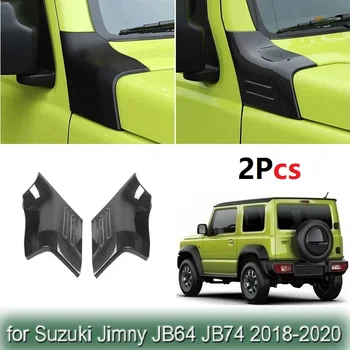 2PCS Motor Avtomobila Kota Zajema Kapuco Okrasni Pokrov Trim Za Suzuki Jimny JB64 JB74 2018-2020 Auto Styling Ornamenti Dodatki