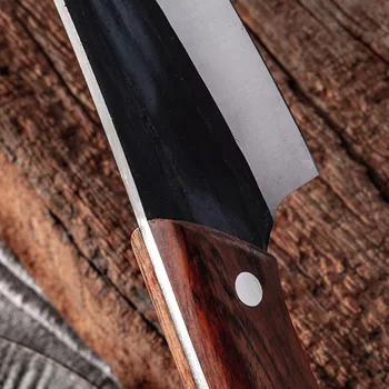 Prenosni Sharp Ročno Kovani Zakol Nož Eviscerate Mesa Ubiti Ovce Ribe Orodje Iz Nerjavečega Jekla Mesar Noži Noži Boning
