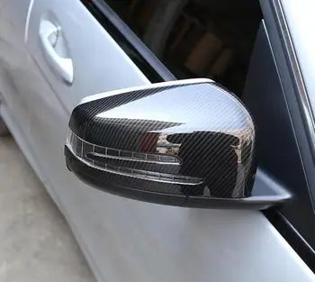 Ogljikovih Vlaken ABS Rearview Mirror Skp Kritje Za Mercedes Benz ML GL GLE GLS Razred