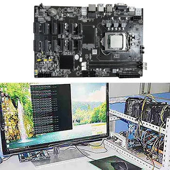 12 Kartic B75 BTC Rudarstvo matična plošča+PROCESOR+Ventilator+Toplotna Pad+SATA Kabel 12 PCI-E, Da USB3.0 Režo LGA1155 DDR3 MSATA ETH Rudnik
