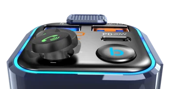 HG Nov Prihod QC3.0 Hitro Polnjenje Avto FM Oddajnik Bluetooths 5.0 kompletom za Prostoročno
