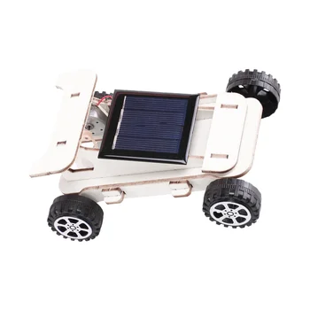 Avto Model Solarni Kit Kompleti Igrača Pogon Zgraditi Igrače Izobraževalne Otroci Diy Preizkusa Skupščine Cars3Drobot Otrok Uganke Lesa Projekta