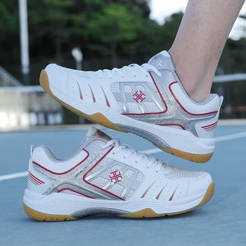 Zunanje trgovine očesa čevlji za tenis so odporni na obrabo, šok absorpcije ljubitelji' badminton čevlji svetlobe dihanje sneakers39-45
