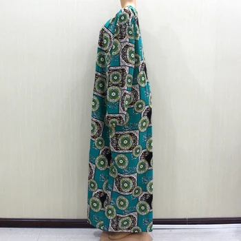 2020 Nov slog Afriške Obleke Za Ženske, Modno Oblikovanje Novih Prihoda Tiskanja Bombaž Priložnostne O-Vratu Dess ankara obleke