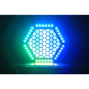 200W Retro Svetilka COB Waim + 76pcs RGB5050 Led Pranje Flash Pomožne Projektor Svetlobe DJ Disco Party Fazi Luči