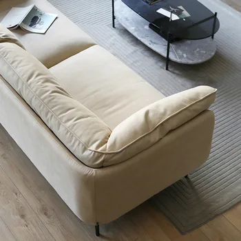 Nordijski izraz italijanskega pogodbeno tehnologije krpo kavč štiri kotu split smetana barve dnevni prostor kavč